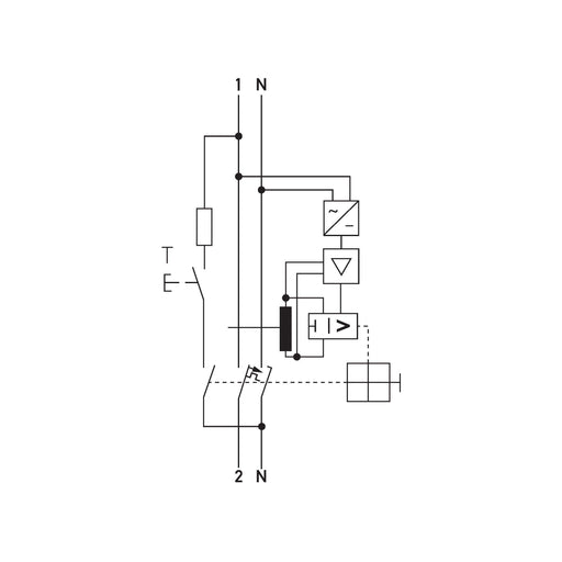 Doepke - Kombination FI-Schalter/Leitungsschutzschalter FI-/LS-Kombination DRCBO4C10/0,30/1NBSK