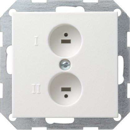 Gira - Einsatz/Abdeckung für Kommunikationstechnik Stereo-Steckdose rws-gl 040203