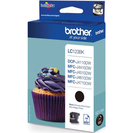 Brother - Verbrauchsmaterial für Telefax/Drucker/MFC Tintenpatrone LC-123BK sw