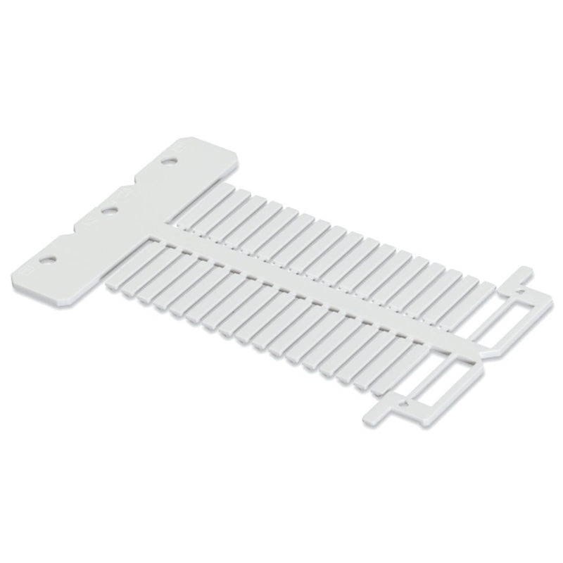 WAGO - Kennzeichnungsmaterial Einsteckschild 211-120 23mm, weiß − 30 Stück
