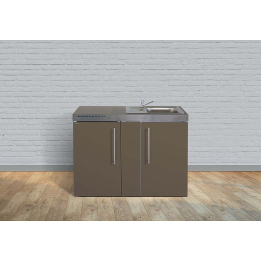 Stengel - Mini-Küche Miniküche Premiumline MPMM120KSGKFliBre Mokka metallic