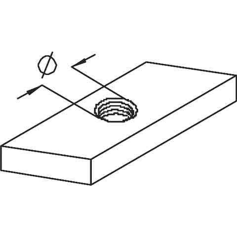PohlCon (Puk) - Gleitmutter Ankermutter AMA18 M10F − 1 Stück by PohlCon (Puk)
