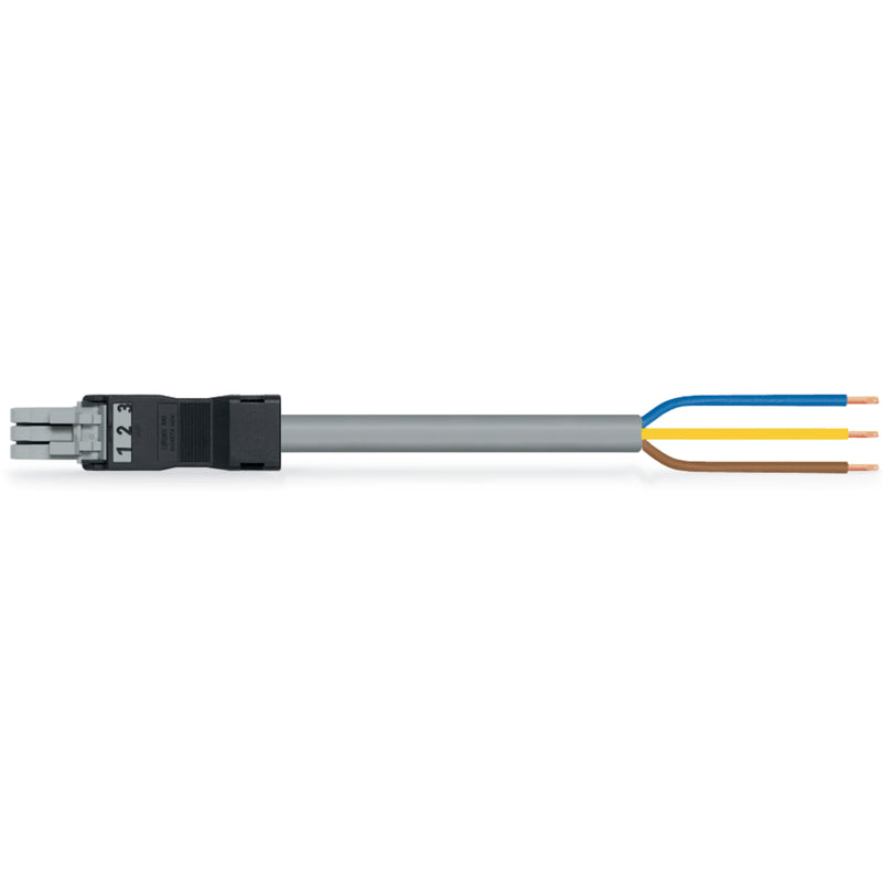 WAGO - Konfektionierte Leitung für steckbare Gebäudeinstallation konfekt. Anschlussleitung 891-8993/106-603 Eca,Buchse