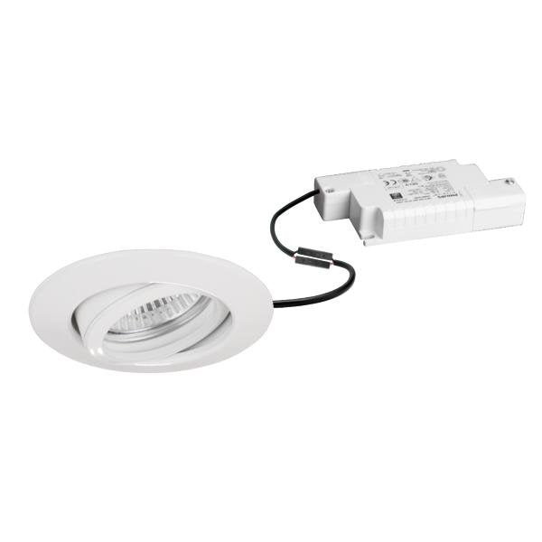 Brumberg Leuchten - Downlight/Strahler/Flutlicht LED-Einbaustrahler d2w 39373073 3000K weiß dimm