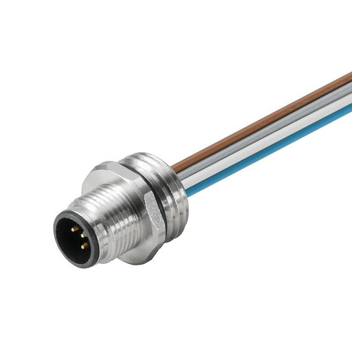 Weidmüller - Rundsteckverbinder, Einbau (mit Leitung) Steckverbinder SAIE-M12S-4-0.5U-M16 M12