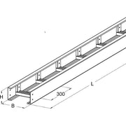 Niedax - Kabelleiter GFK-Kabelleiter UL 100.200/3 − 3 Meter