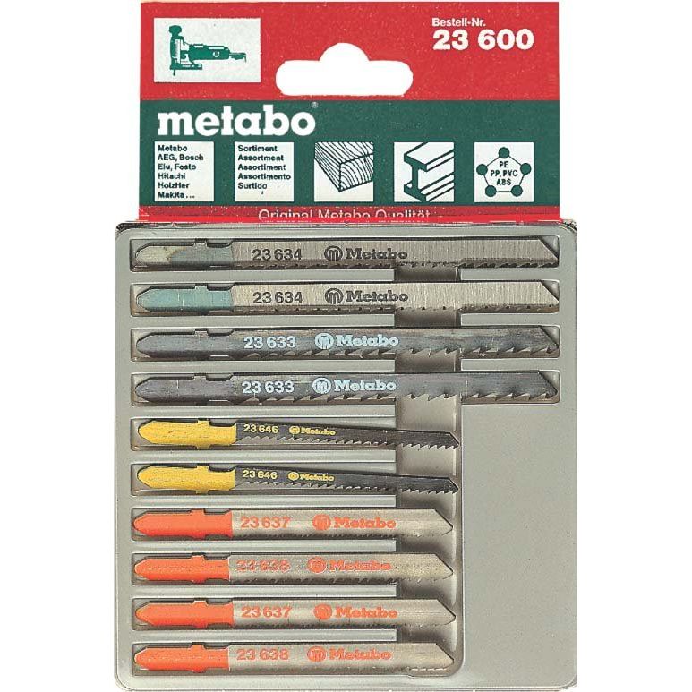 Metabowerke - Stichsägeblatt Sägeblatt-Set 623600000 Holz+Metall+Kunstst