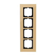 Busch-Jaeger - Abdeckrahmen Rahmen 4-fach 1724-823-101 gold, carat