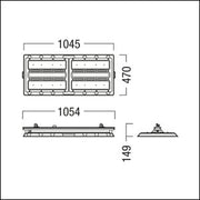 Zumtobel Group - Hallen - Reflektorleuchte LED - Hallenleuchte CR2 L42k #42936405 840