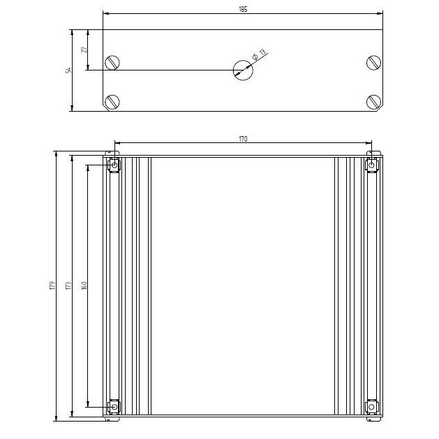 Grothe - Unterputzkasten für Klingelanlage UP-Kasten UPK 856/866 f.11/12 Flächentast