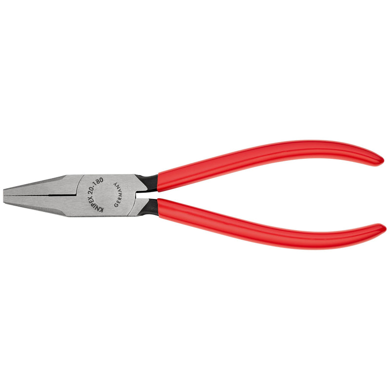 Knipex - Flachzange 20 01 180 schwarz, 180mm