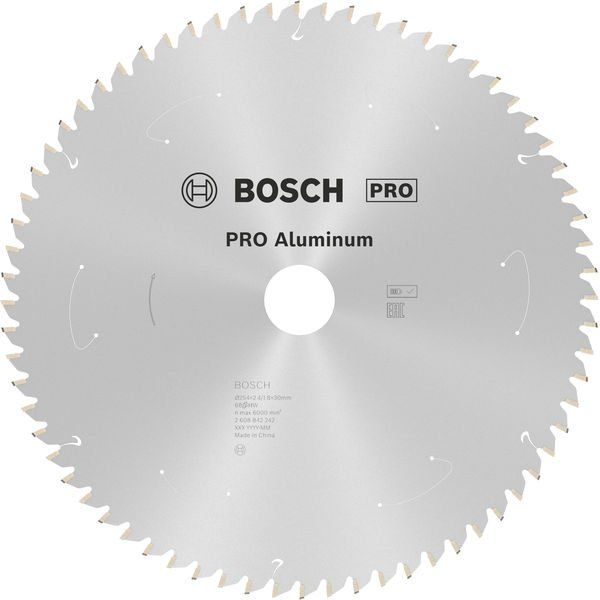 Bosch - Kreissägeblatt PRO Aluminium cordless 2608842242 Kreissägeblatt 254 x