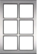 Elcom - Türstation für Türkommunikation Türstation edelstahl FMO-6/2EM 6Module schraubenlos