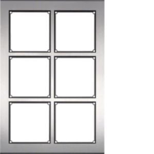 Elcom - Türstation für Türkommunikation Türstation edelstahl FMO-6/2EM 6Module schraubenlos