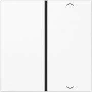 Jung - Abdeckung/Bedienelement für Installationsschalterprogramme Taste 1-fach aws LS 401 TSAP WW Symbol Auf/Ab − 1 Stück