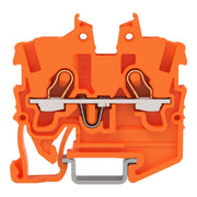 WAGO - Durchgangs-Reihenklemme 2-LeiterMini-Durchgangskl. 2050-1202 1 mm²,orange − 100 Stück
