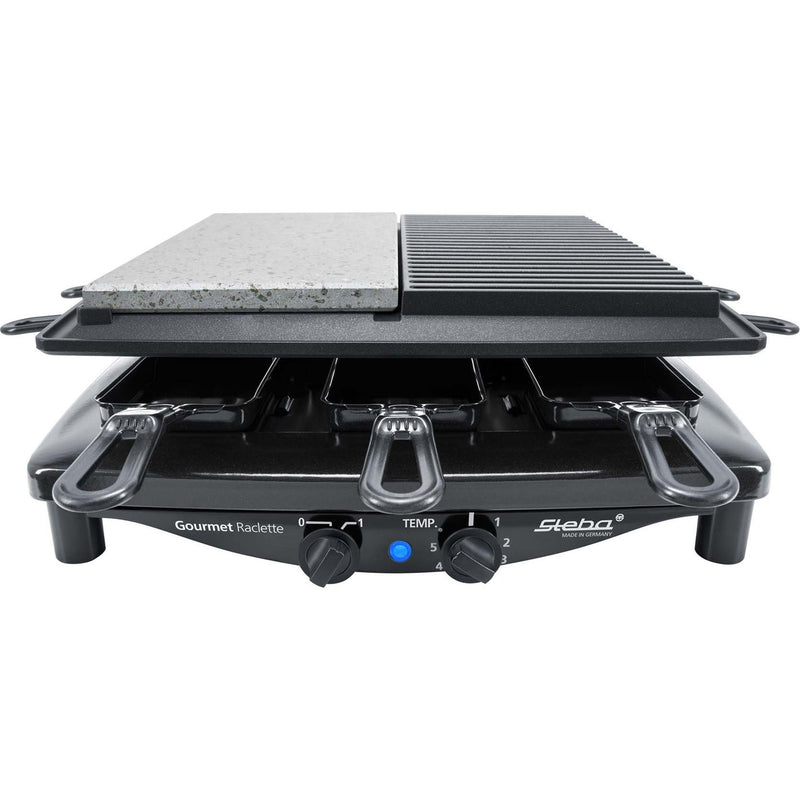 Steba - Raclette Gourmet-Raclette RC 4 plus sw Stein/Gussplatte