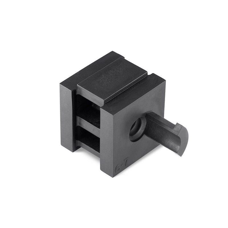 HellermannTyton - Kabelführung für Gehäuse/Schränke Einfachtülle VP-S_6-7 VarioPlate 6-7 mm − 20 Stück