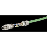 Metz Connect - Rundsteckverbinder, feldkonfektionierbar (Industriesteckverbinder) Stecker M12 feldkonfektio. MNF881A315-0001 gerade X-kodiert − 10 Stück