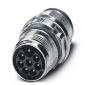 Phoenix Contact - Rundsteckverbinder, feldkonfektionierbar (Industriesteckverbinder) Gerätesteckverbinder ST-5EP1N8A6100S Vorderwand