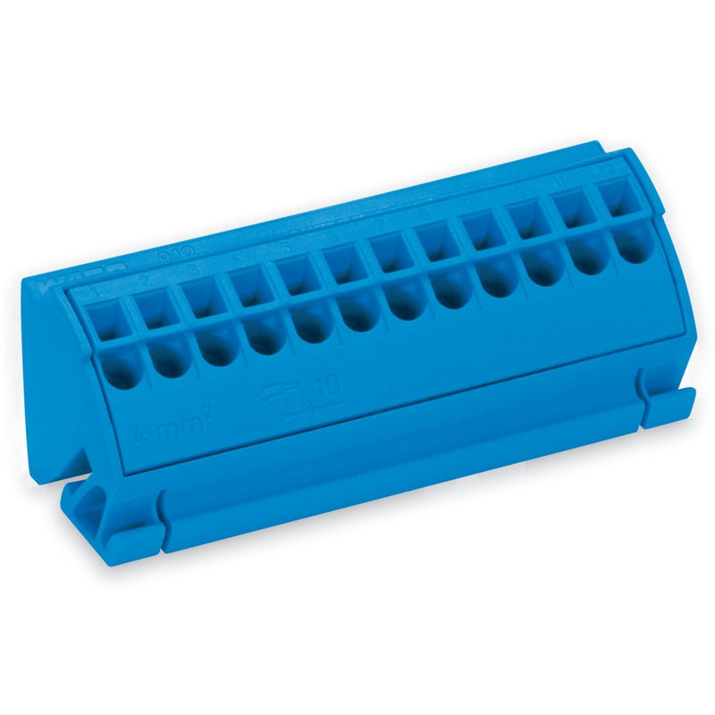 WAGO - Sammelschienenklemme Sammelschienenblock 812-102 4qmm grau − 10 Stück