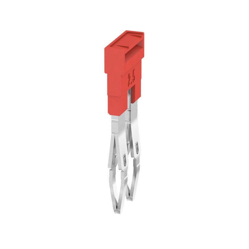 Weidmüller - Querverbinder/Brücker für Reihenklemme Querverbinder ZQV 1.5N/2 RD Z-Reihe, Polzahl: 2 − 60 Stück