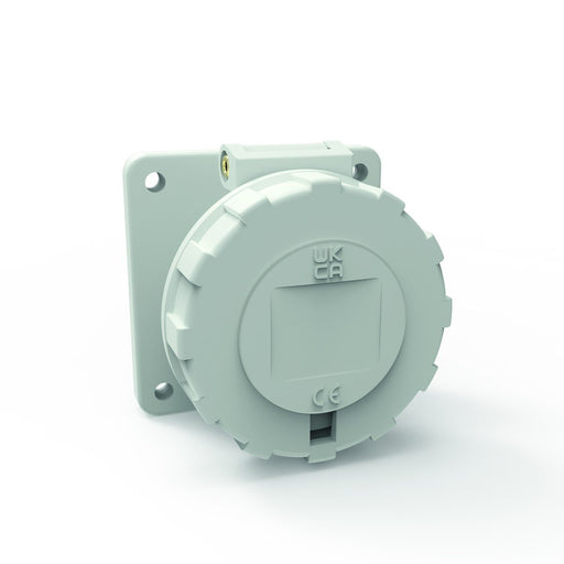 Bals Elektrotech - CEE-Anbausteckdose (IEC 60309) Anbausteckdose QC gerade 13086 16A 3p 50V 12h IP67 − 10 Stück