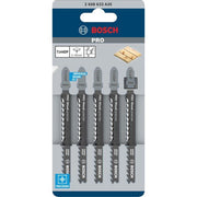 Bosch - Stichsägeblatt PRO Wood precise T144DP 2608633A35 Stichsägeblatt 100 − 10 Packung