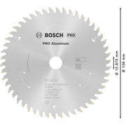 Bosch - Kreissägeblatt PRO Aluminium cordless 2608837753 Kreissägeblatt 136 x