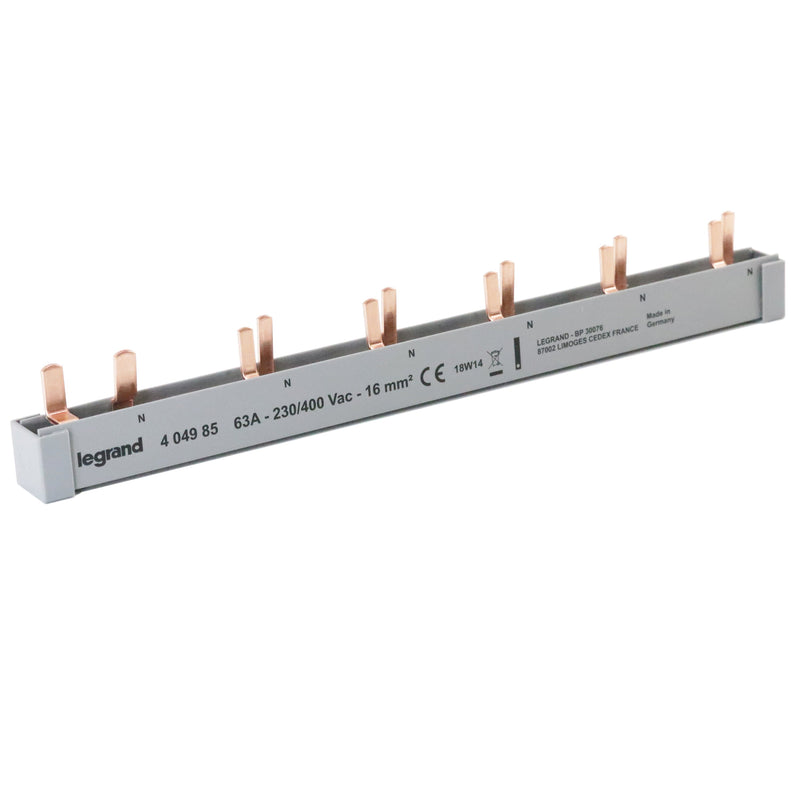 Legrand - Phasenschiene Stiftkammschienen-Kombi. Legrand 404985 1 FI 2p + 5 AFDD LS