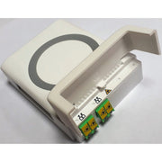 Idea Optical - Kommunikationsanschlussdose LWL FTTH-AP-Dose T2 2xLCD/APC IO1188670401 mit 4xLC-Pigtail − 1 Stück