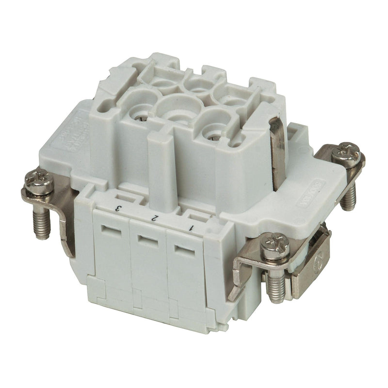 Walther Werke - Kontakteinsatz für Rechtecksteckverbinder Buchseneinsatz B6 71010604 0,5-2,5qmm,20-14AWG − 1 Stück