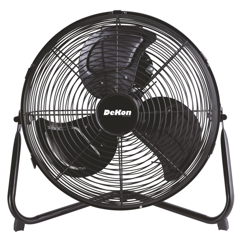 DeKon - Umluftventilator Bodenventilator B 132 sw 30 cm, 3-stufig