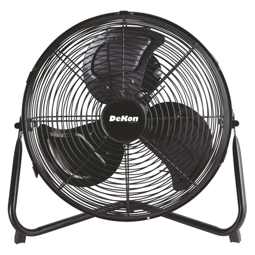 DeKon - Umluftventilator Bodenventilator B 132 sw 30 cm, 3-stufig