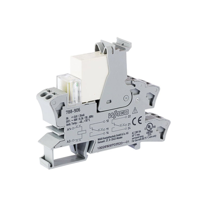 WAGO - Schaltrelais Relaismodul 788-906 DC 24 V,2 Wechsler