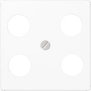 Jung - Einsatz/Abdeckung für Kommunikationstechnik Abdeckung aws A 561-4 SAT1 WW für 4L-SAT-TV-Dose