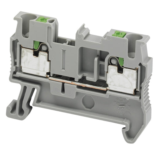 Schneider Electric - Durchgangs-Reihenklemme Steckklemme NSYTRP22 − 50 Stück