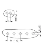 WAGO - Ein- und mehrpolige Klemmenleiste 1-Leiter-Stiftleiste 2092-1522/020-000 CAGECLAMP,2,5mm²,lgr − 200 Stück