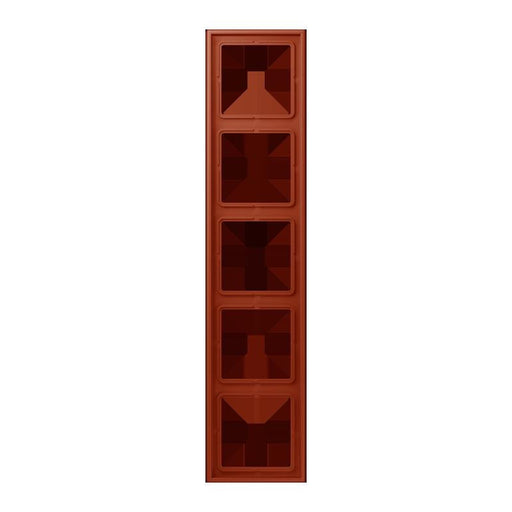 Jung - Abdeckrahmen Rahmen 5-fach LC 985 232 locre rouge