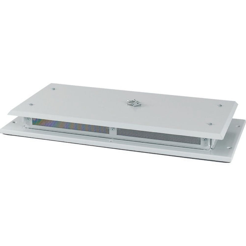 Eaton - Dach-/Bodenelement (Gehäuse/Schaltschrank) Deckplatte belüftet XTSZPTAV4-W600 B=600mm IP42 grau