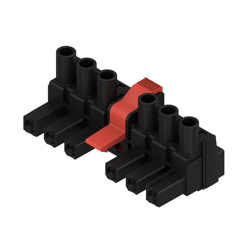 Weidmüller - Kabelsteckverbinder für Leiterplattensteckverbinder Verbinder 7.62mm BLZ 7.62I#1398910000 − 25 Stück