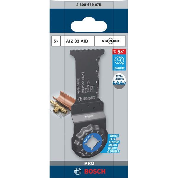Bosch - Blatt für Oszillierer PRO AIZ 32 AIB Blatt für 2608669075VE(5) Multifunktionswerkze