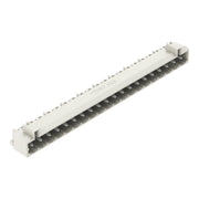 WAGO - Leiterplattensteckverbinder THT-Stiftleiste Lötstift 721-480/001-000 1,2x1,2,abgew.,lgr − 50 Stück