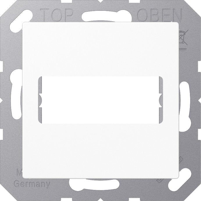 Jung - Abdeckung/Bedienelement für Installationsschalterprogramme Abdeckung aws A 594-1915 WW für Trapezsteckverb