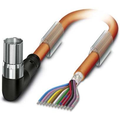 Phoenix Contact - Energiekabel < 1 kV, für ortsveränderlichen Einsatz Kabelstecker K-12 - OE/01#1619284 kunststoffumspritzt − 2 Stück