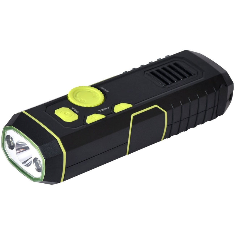 Hückmann - Taschenleuchte Dynamo Taschenlampe SB-5032B FM Radio, Powerbank