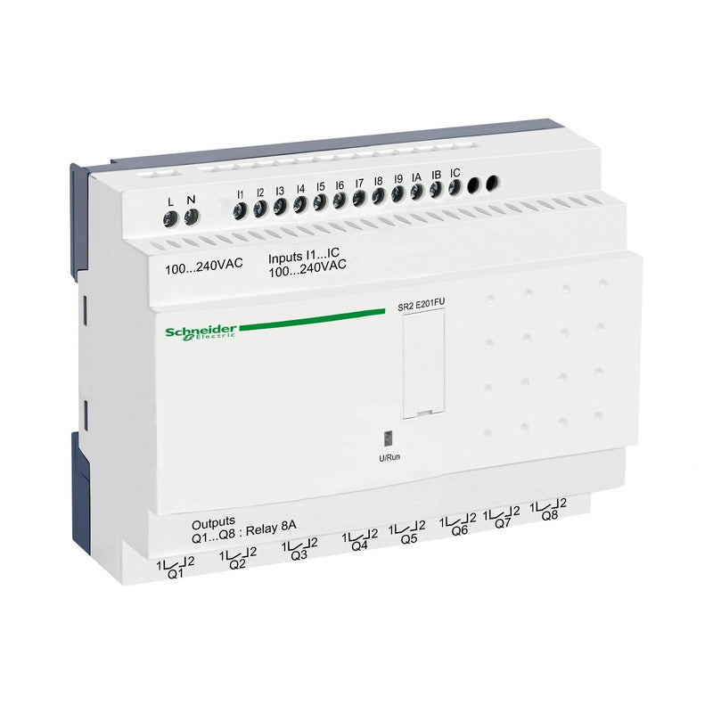 Schneider Electric - Logikmodul Zelio Logic SR2-E201FU 20 E/A 240VAC