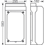 Hensel - Leergehäuse KV 9331 245x440x160mm