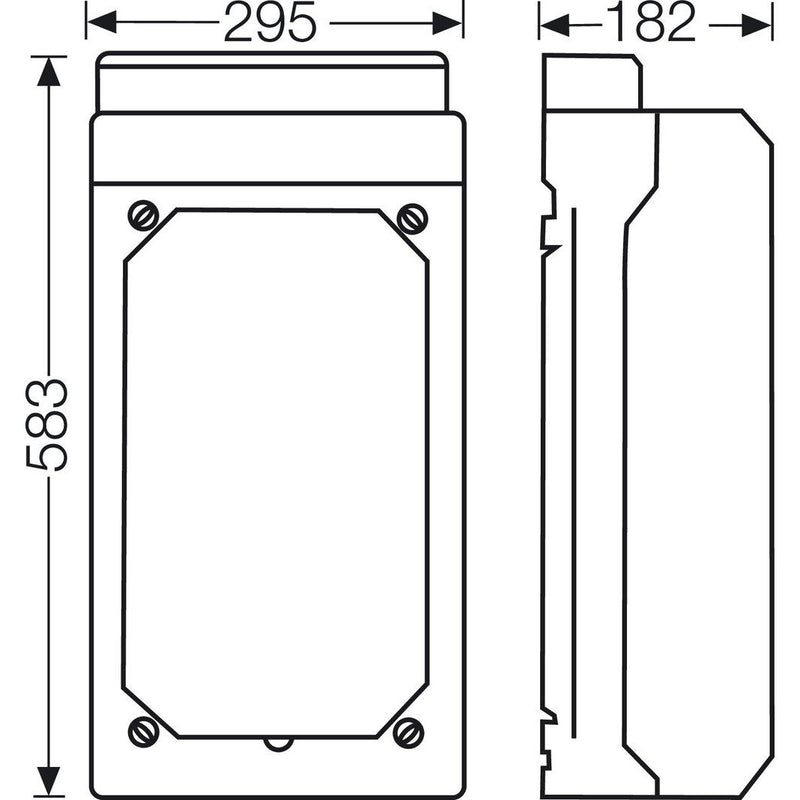 Hensel - Leergehäuse KV 9331 245x440x160mm