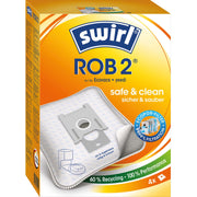 Swirl - Zubehör/Ersatzteile für Bodenpflege Staubbeutel ROB 2 EcoPor VE4 für Ecovacs yeedi − 3 Stück